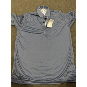 Collars And Co‎ Men's Polo Short Sleeve Blue Dark Blue White Men's Size XL NWT